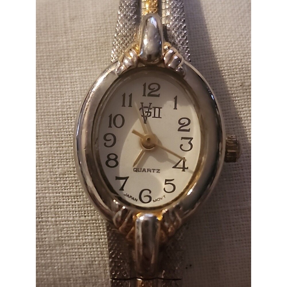 Vintage VG11 two toned gold/silver quartz womens watch